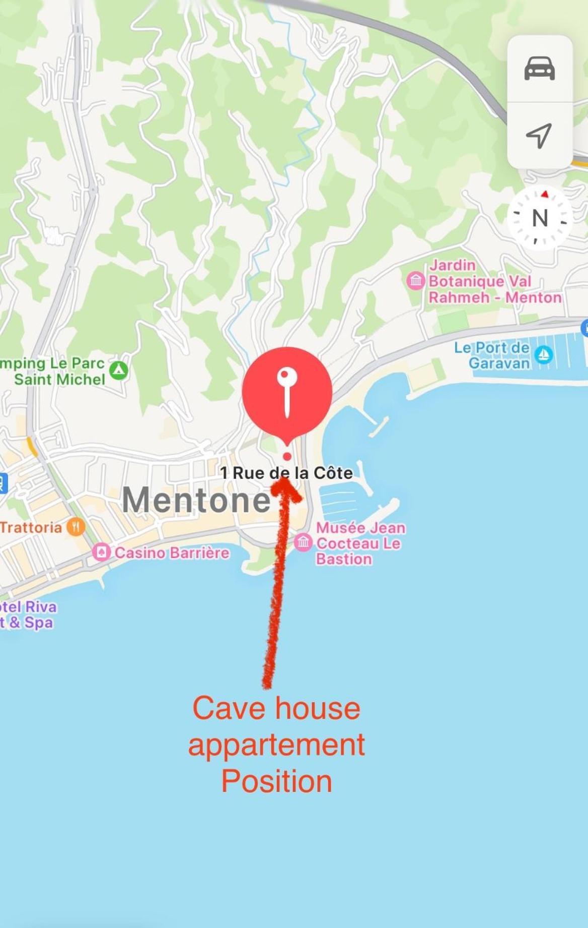 Cave House Apartment Μεντόν Εξωτερικό φωτογραφία